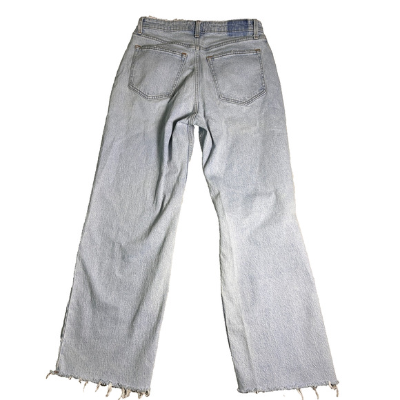 Abercrombie Fitch 90s Relaxed Curve Love Jeans Womens 29 High Rise Distressed - Picture 2 of 7